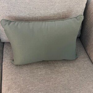 Bronson Outdoor Pillow, 14" x 20", Dark Eucalyptus